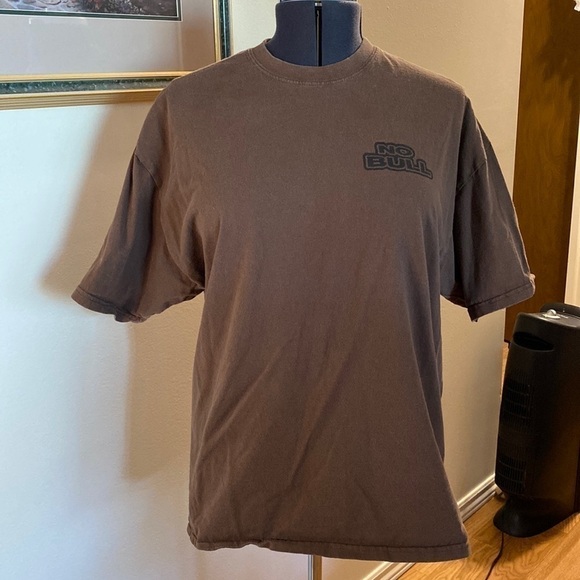 PORT and Company Men’s Brown No Bull Short Sleeve Shirt (Size XL) - Picture 2 of 7